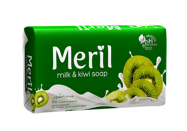 Meril Milk & Kiwi Soap Bar - 100 gm