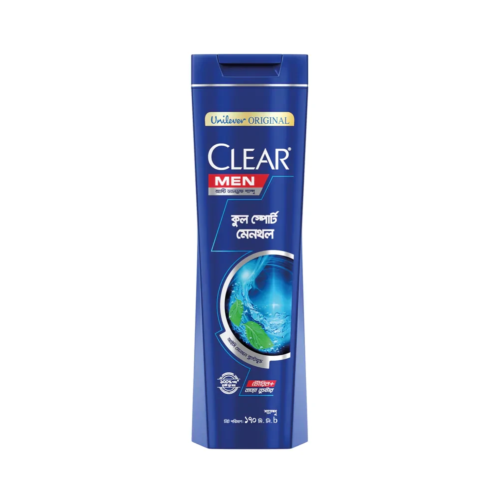 Clear Shampoo Men Cool Sport Menthol