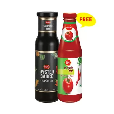 Pran Oyster Sauce (Free Pran Hot Tomato Sauce